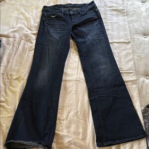 Lucky Brand Blue Flare Wide Leg Jeans